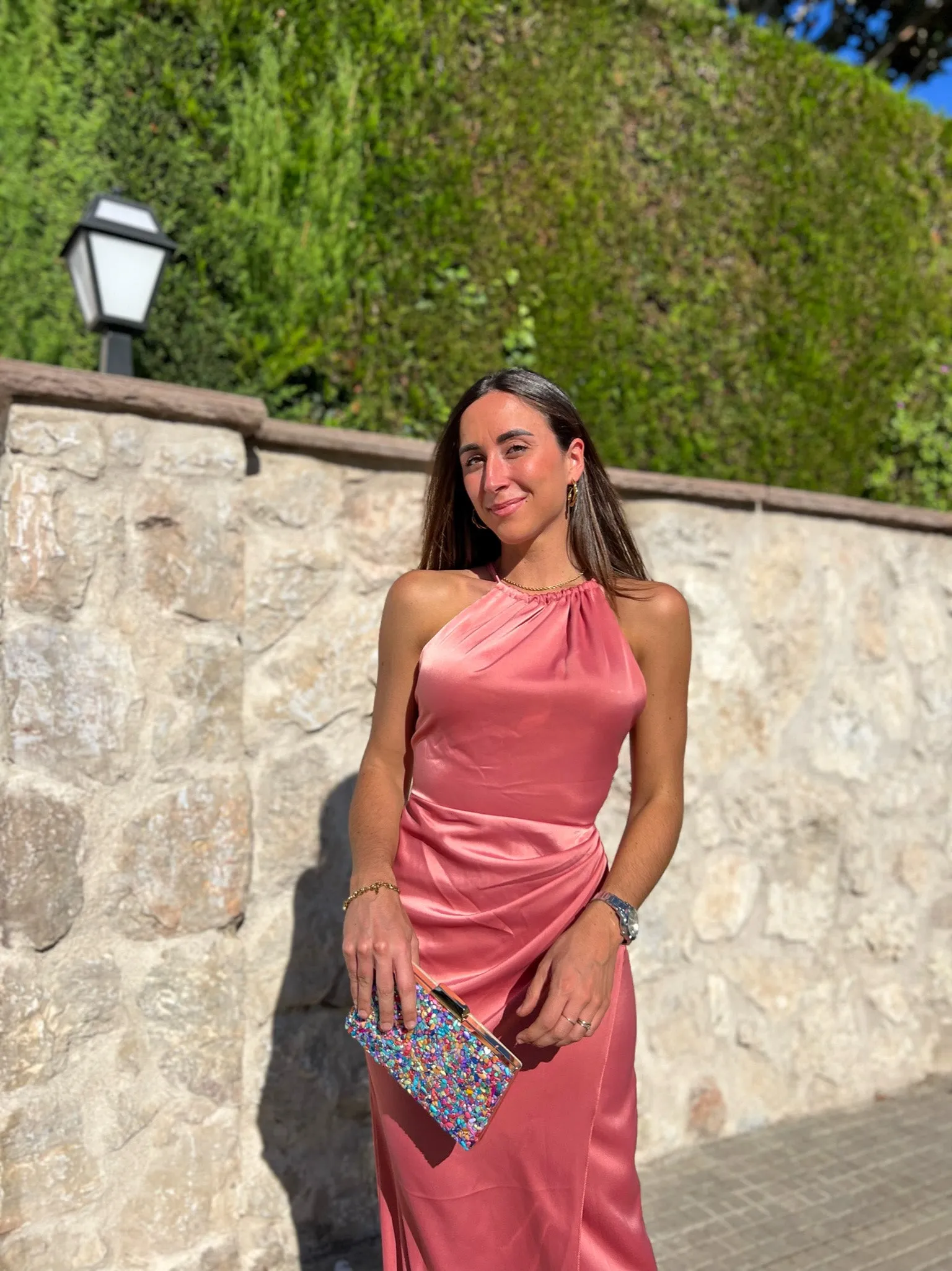 Vestido tubo halter coral sold by Sorellas product image thumbnail 5