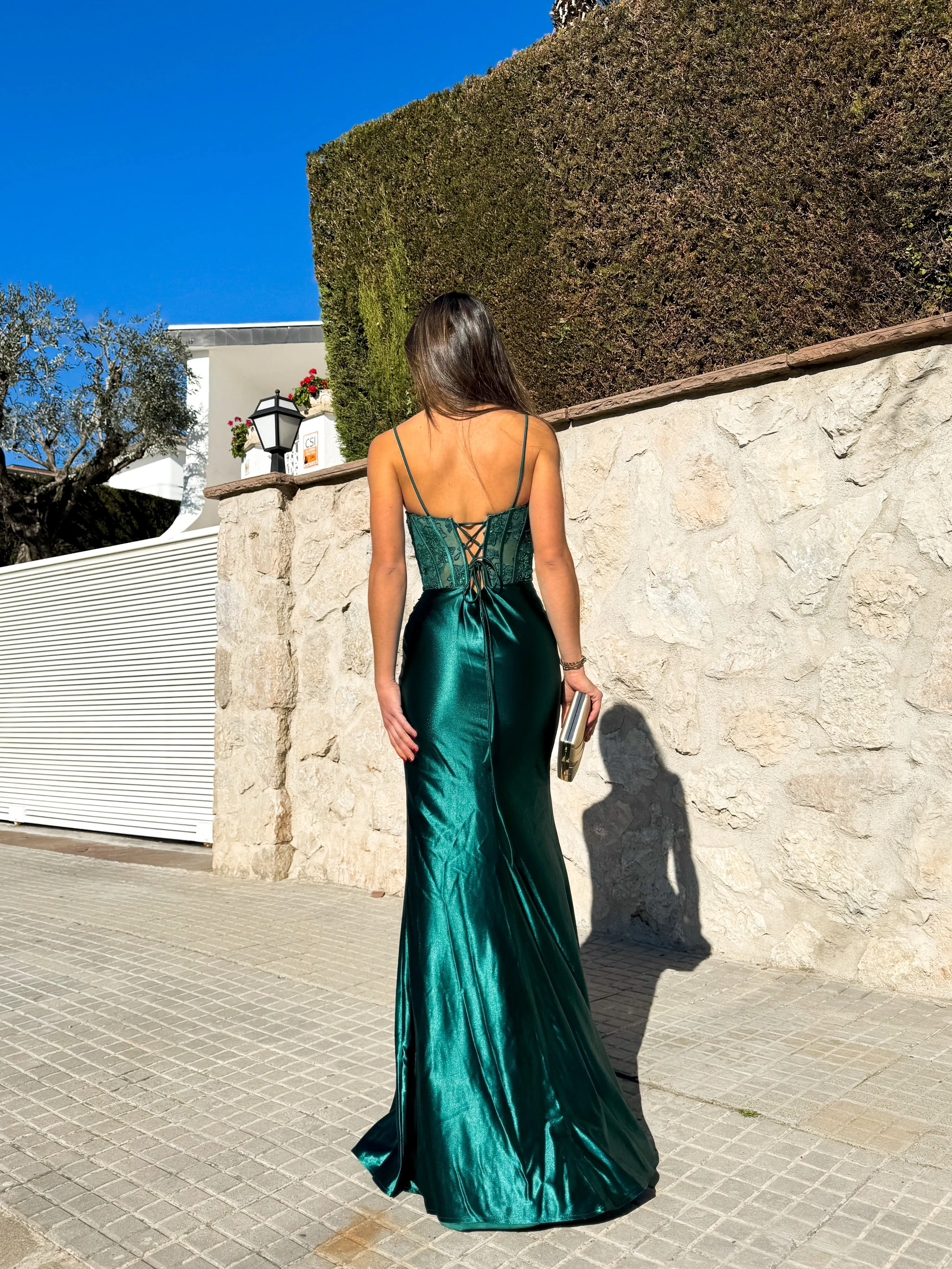 Vestido corsé brillos ballenas botella sold by Sorellas product image thumbnail 4