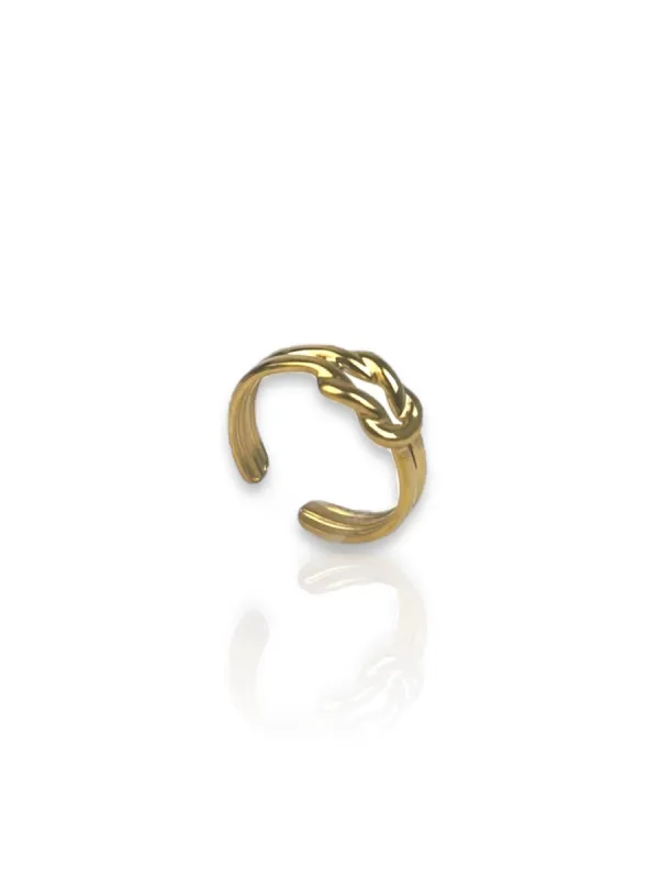 Anillo nudo dorado sold by Sorellas