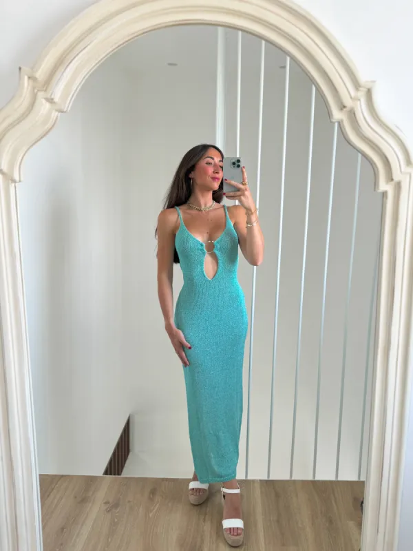 Vestido anilla punto agua sold by Sorellas