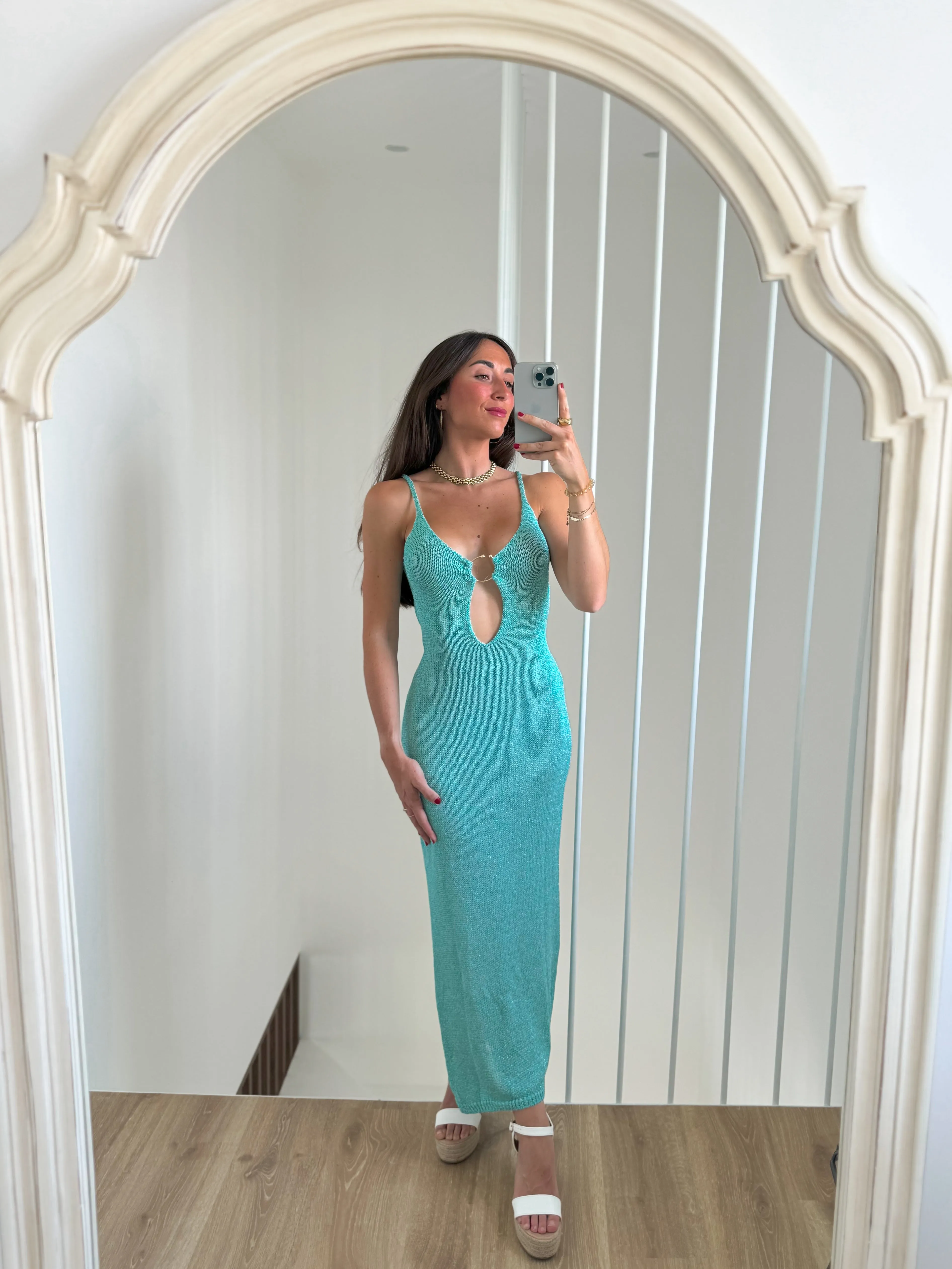 Vestido anilla punto agua sold by Sorellas