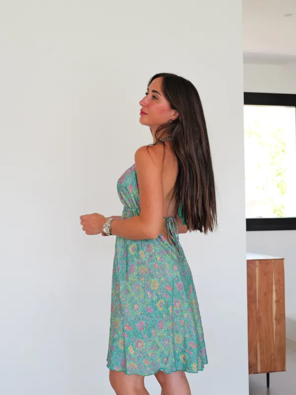 Vestido boho mini tropical sold by Sorellas
