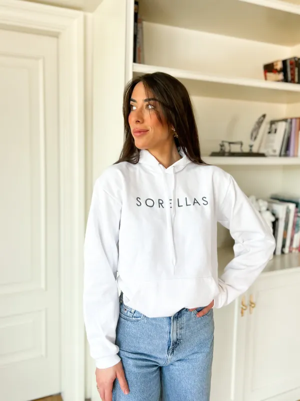 Sudadera Sorellas capucha blanca sold by Sorellas