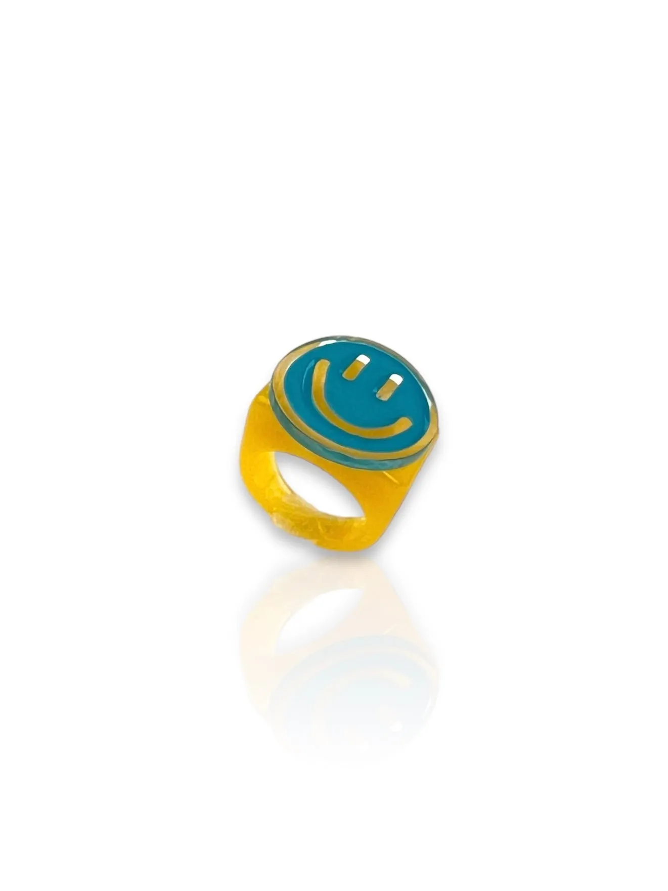 Anillo happy grande azul sold by Sorellas