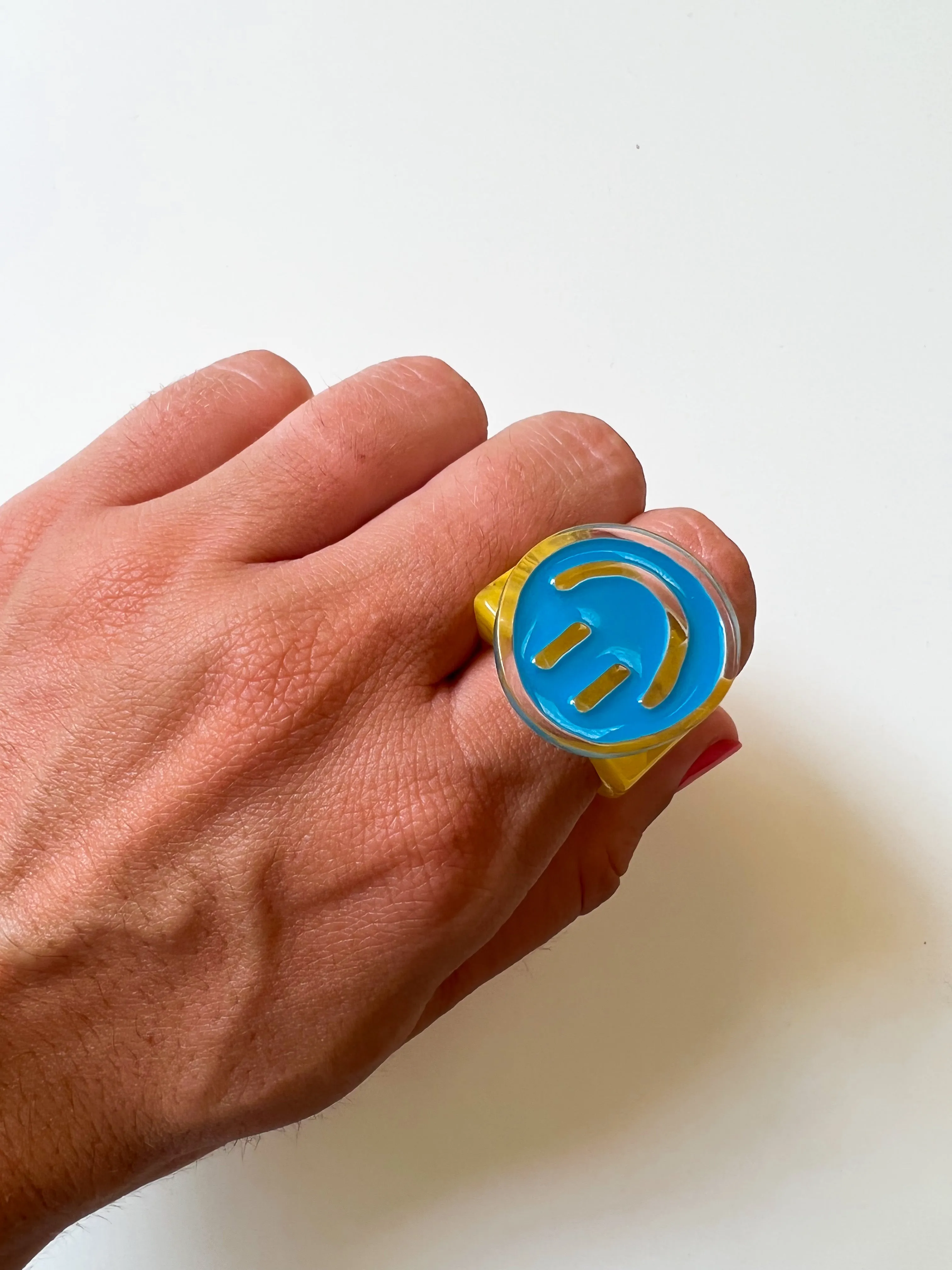 Anillo happy grande azul sold by Sorellas product image thumbnail 2