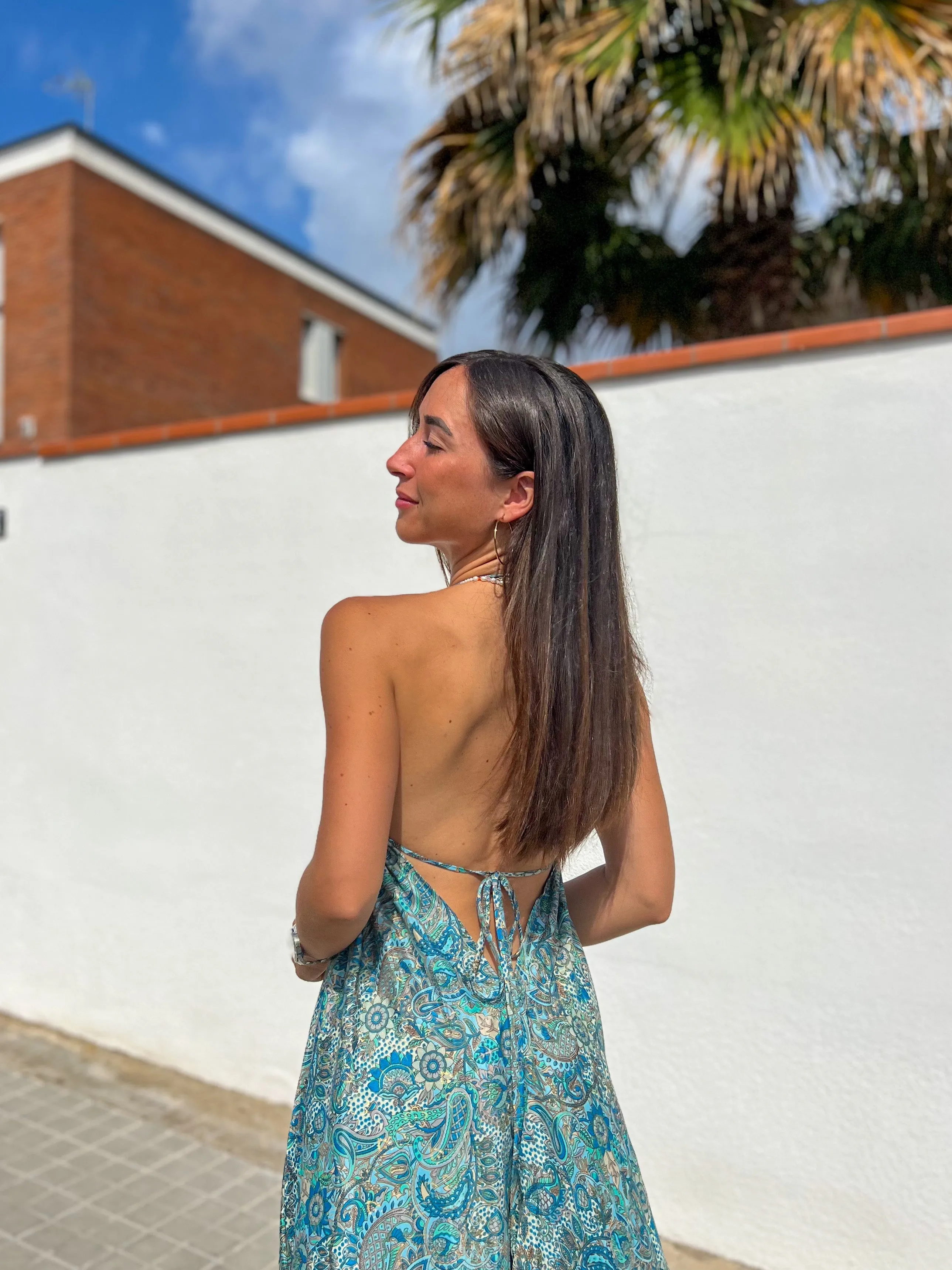 Vestido boho largo royal sold by Sorellas product image thumbnail 2