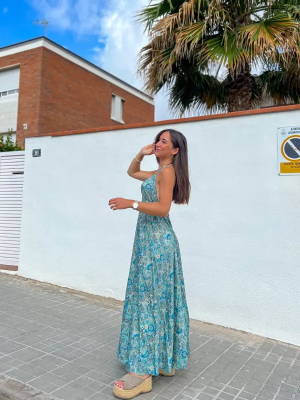 Vestido boho largo royal sold by Sorellas
