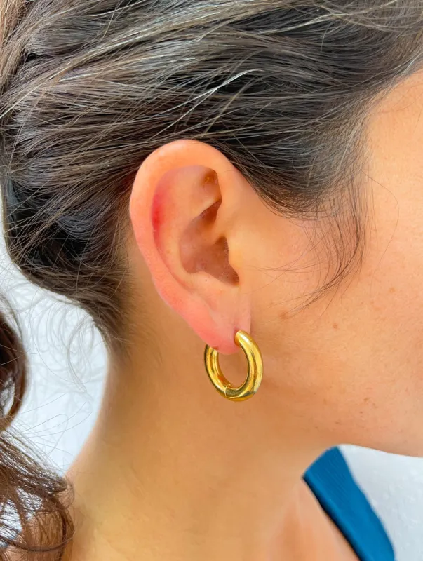 Pendientes aro ancho sold by Sorellas