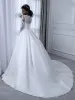 V-Neck Long Sleeves Lace Ball Gown Wedding Dresses with Appliques sold by Lavetir