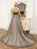 Tulle V-Neck Sleeveless Ball Gown Wedding Dresses with Beading sold by Lavetir