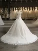 Strapless Sleeveless Tulle Applique With Beading Court Train Ball Gown Wedding Dresses sold by Lavetir