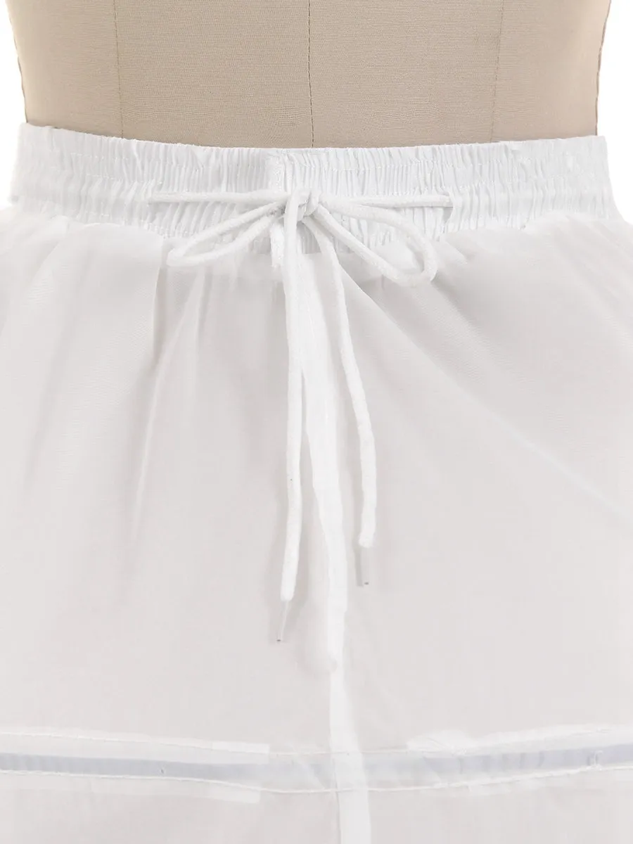 Nylon 1 Tier Floor-Length 6 Hoop Wedding Ball Gown Petticoats sold by Lavetir product image thumbnail 2