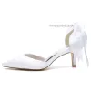 Women's Silk Satin With Lace-up Pearl Closed Toe Ankle Strap Stiletto Heel Wedding Shoes sold by Lavetir