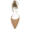 Women's Stretch Glitter With Ankle Strap Closed Toe Flat Heel Party Shoes sold by Lavetir