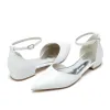 Women's PU With Ankle Strap Closed Toe Flat Heel Party Shoes sold by Lavetir