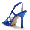 Women's Silk Satin With Flower Rhinestone Peep Toe Stiletto Heel Evening Shoes sold by Lavetir