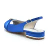 Women's Silk Satin With Flower Rhinestone Closed Toe Flat Heel Party Shoes sold by Lavetir