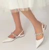 Women's Stretch Glitter With Rhinestone Closed Toe Flat Heel Party Shoes sold by Lavetir