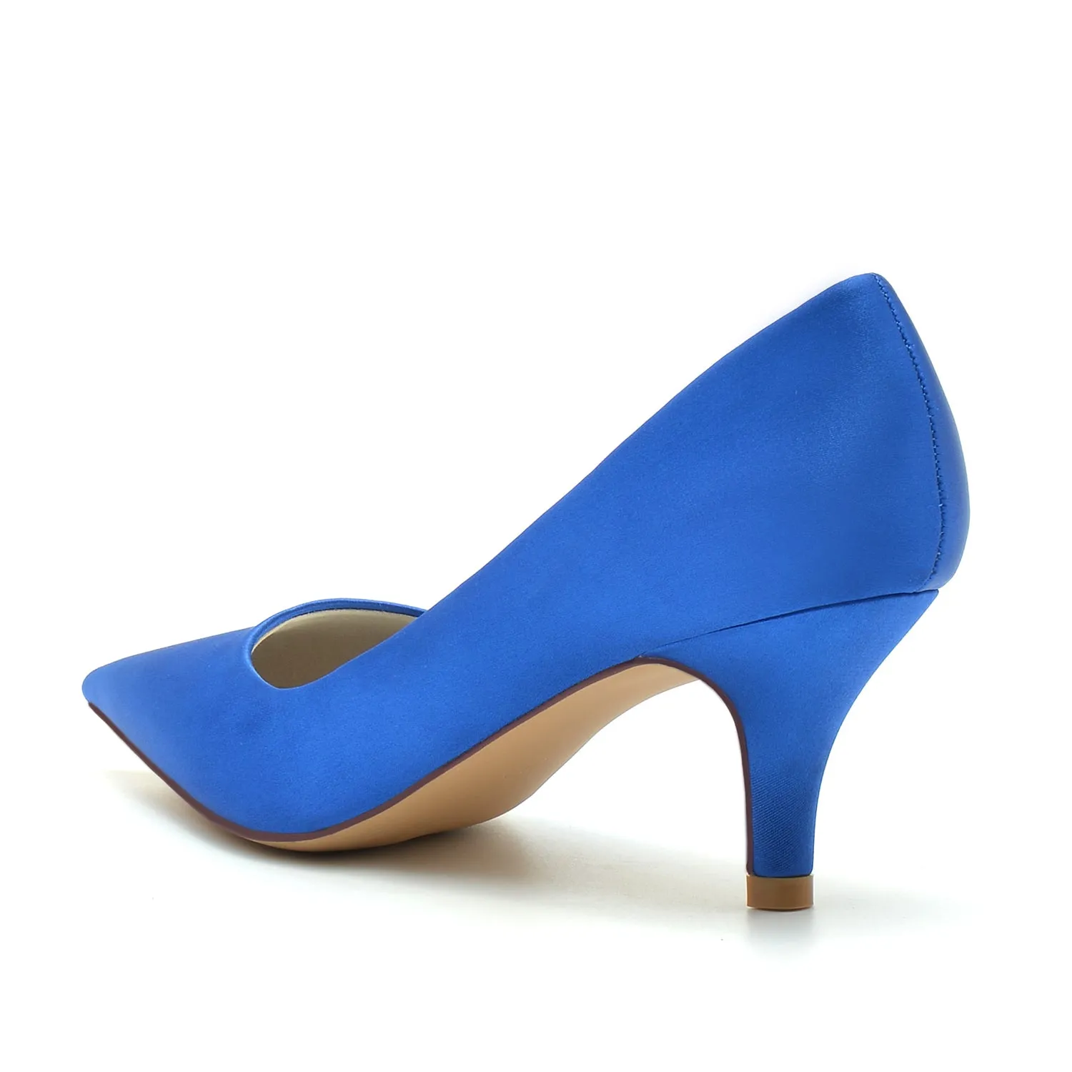 Women's Silk Satin With Closed Toe Stiletto Heel Wedding Shoes sold by Lavetir product image thumbnail 3