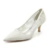Women's Lace With Closed Toe Stiletto Heel Evening Shoes sold by Lavetir