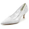 Women's Lace With Closed Toe Stiletto Heel Evening Shoes sold by Lavetir