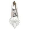 Women's Stretch Glitter With Bowknot Closed Toe Stiletto Heel Party Shoes sold by Lavetir