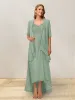 A-Line/Princess Sleeveless Long Formal Evening Dresses With Ruffles & Jacket sold by Lavetir