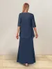 A-Line/Princess Sleeveless Long Formal Evening Dresses With Ruffles & Jacket sold by Lavetir