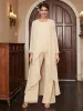 Chiffon Scoop Long Sleeves 3 Pieces Pantsuits with Jacket sold by Lavetir