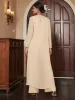 Chiffon Scoop Long Sleeves 3 Pieces Pantsuits with Jacket sold by Lavetir