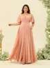A-Line/Princess Floor-Length Off-the-Shoulder Bridesmaid Dresses sold by Lavetir