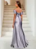 Trumpet/Mermaid Sweetheart Sleeveless Ruched Evening Dresses with Ruffles sold by Lavetir