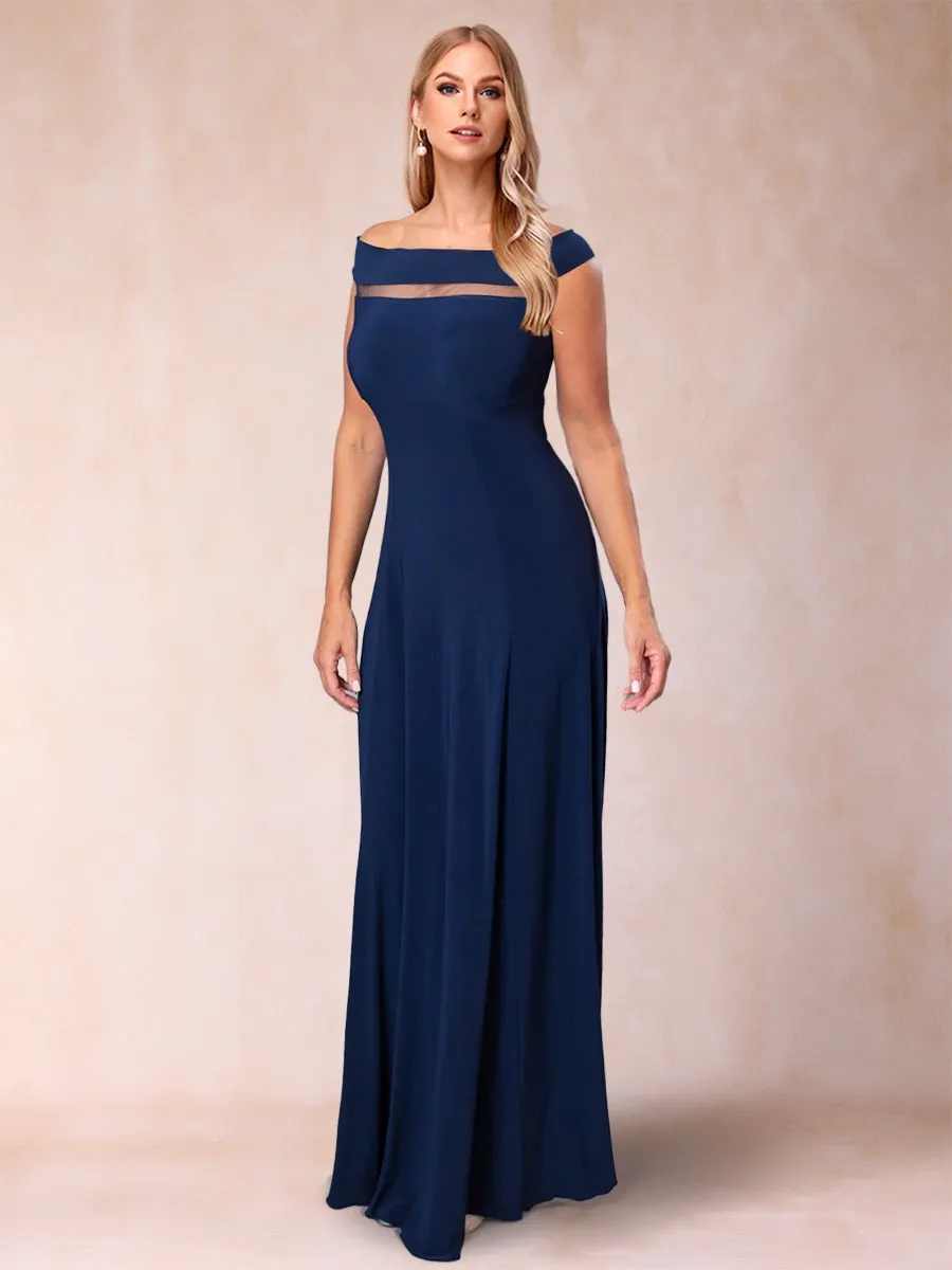 A-Line/Princess Off-the-Shoulder Sleeveless Mother of the Bride Dresses with Ruffles sold by Lavetir