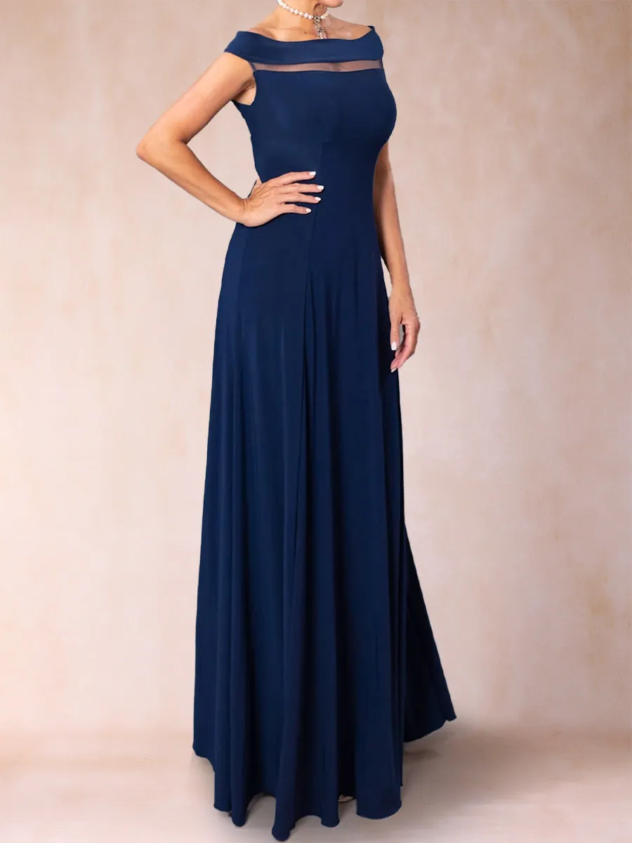 A-Line/Princess Off-the-Shoulder Sleeveless Mother of the Bride Dresses with Ruffles sold by Lavetir product image thumbnail 3