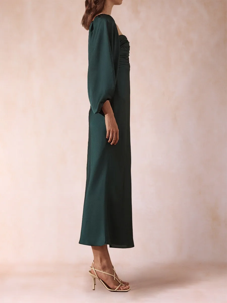 Sheath/Column Sweetheart Ruched Long Sleeves Elegant Evening Dresses sold by Lavetir product image thumbnail 4