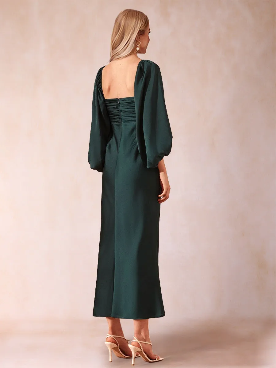 Sheath/Column Sweetheart Ruched Long Sleeves Elegant Evening Dresses sold by Lavetir product image thumbnail 2