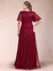 A-Line/Princess V-Neck Sequins Plus Size Mother of the Bride Dresses sold by Lavetir