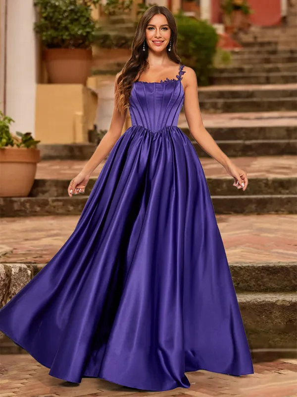 Ball Gown Scoop Sleeveless Beading Prom Dresses sold by Lavetir