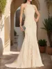 Trumpet/Mermaid Halter Sleeveless Applique Prom Dresses sold by Lavetir
