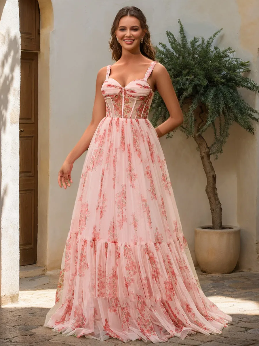 Ball Gown Sweetheart Sleeveless Ruched Prom Dresses sold by Lavetir