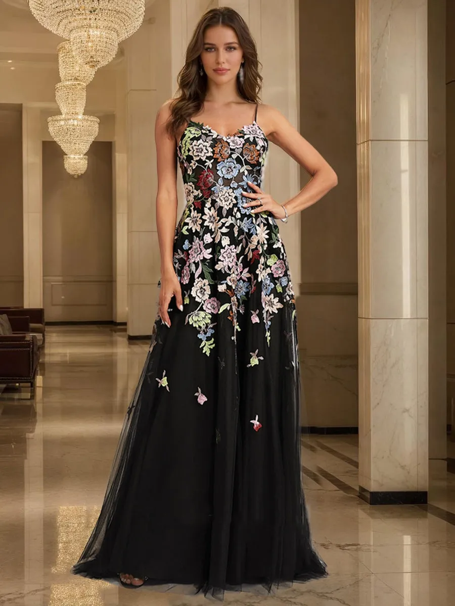 A-Line/Princess V-Neck Sleeveless Ruched Prom Dresses sold by Lavetir