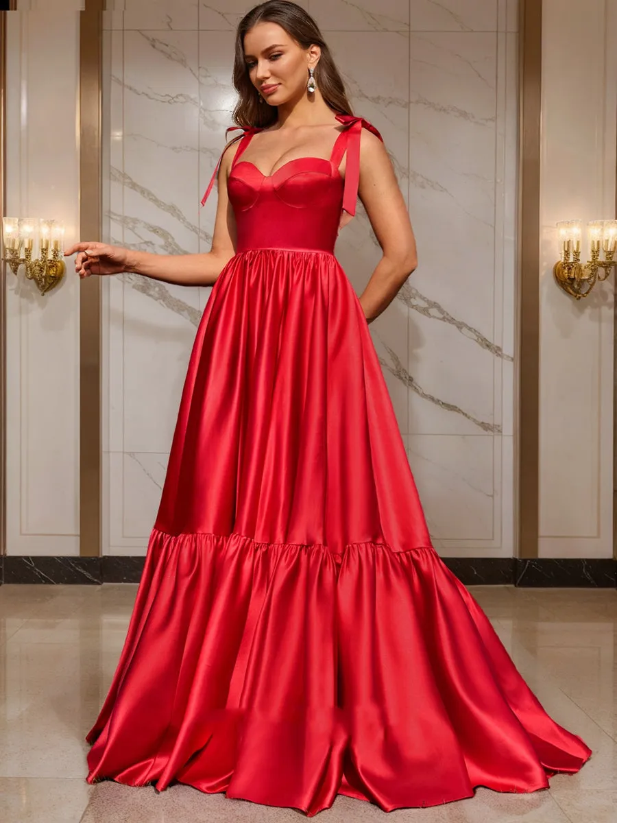 Ball Gown Sweetheart Sleeveless Ruched Prom Dresses sold by Lavetir product image thumbnail 3