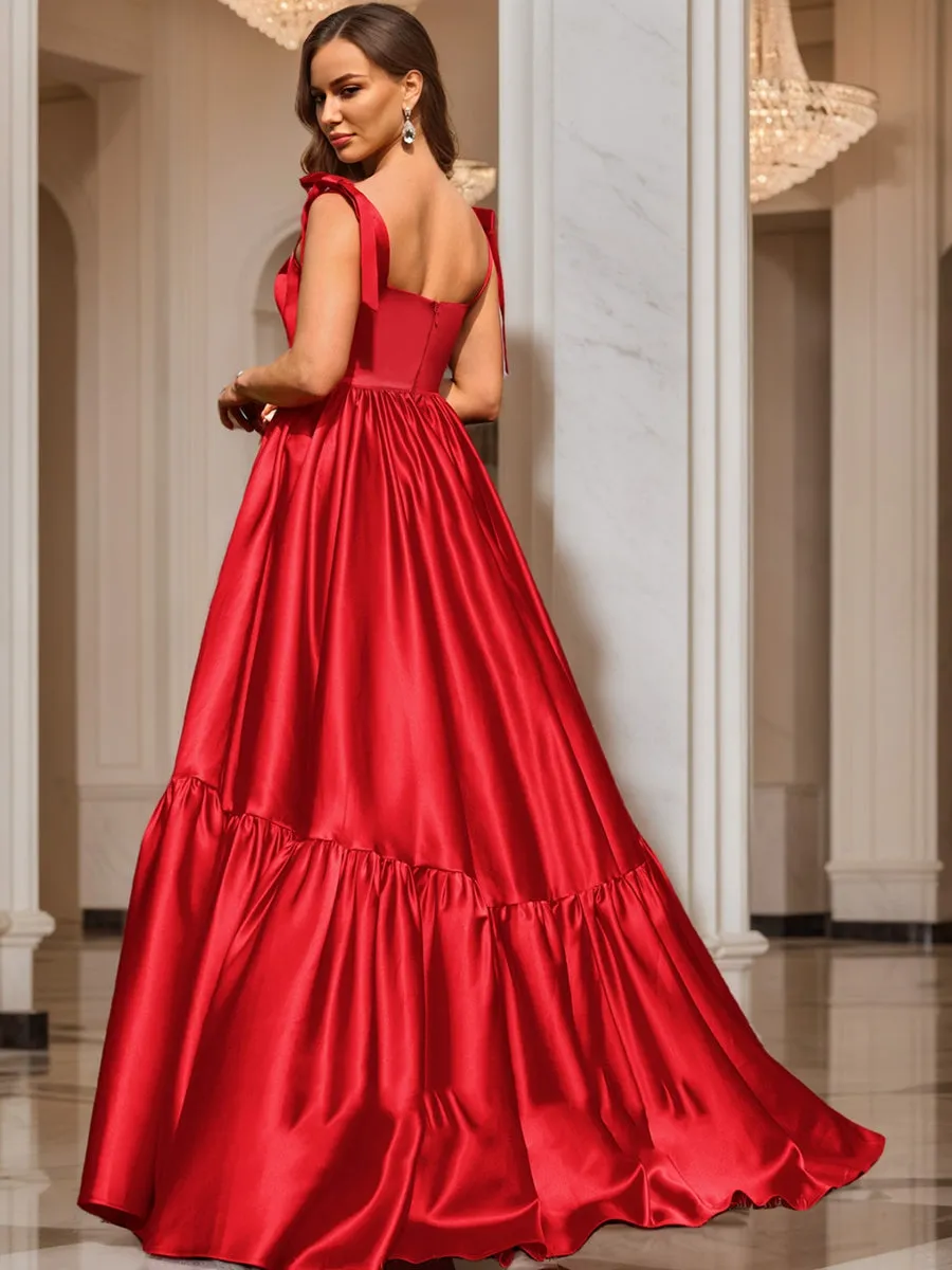 Ball Gown Sweetheart Sleeveless Ruched Prom Dresses sold by Lavetir product image thumbnail 2