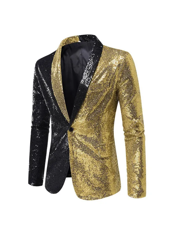 Tailored Fit Single Breasted One-button Solid Colored Men's Wedding Suits sold by Lavetir