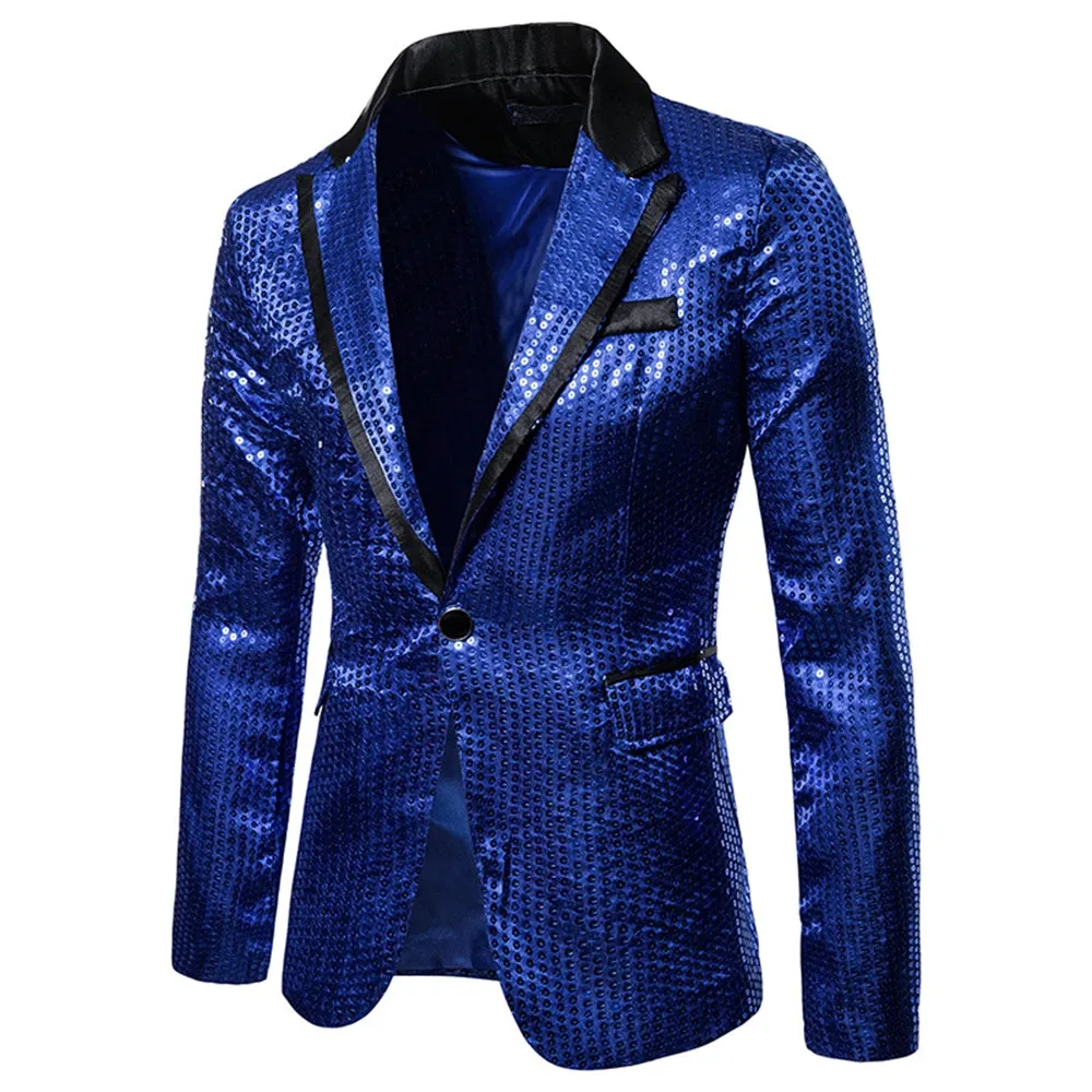 Tailored Fit Single Breasted One-button Solid Colored Men's Wedding Suits sold by Lavetir product image thumbnail 5