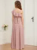 A-Line/Princess Asymmetrical Sleeveless Ruffles Junior Bridesmaid Dresses sold by Lavetir