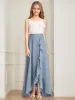 A-Line/Princess Scoop Sleeveless Ruffles Junior Bridesmaid Dresses sold by Lavetir