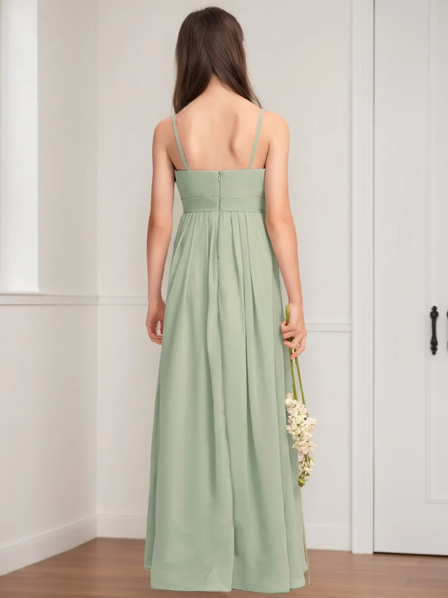 A-Line/Princess Scoop Sleeveless Ruffles Junior Bridesmaid Dresses sold by Lavetir product image thumbnail 2