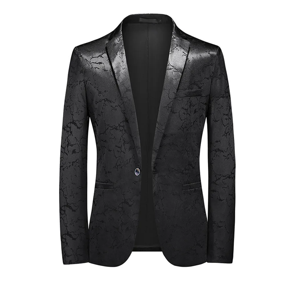 Tailored Fit Single Breasted One-Button Solid Colored Men's Party Jacket sold by Lavetir product image thumbnail 2