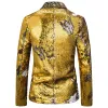 Tailored Fit Single Breasted Sequin Men's Party Jacket sold by Lavetir